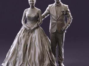 wedding dress 0556 3d print ready 3D Print Model