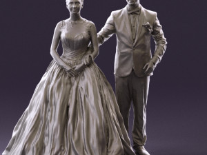 wedding dress 0556 3d print ready 3D Print Model