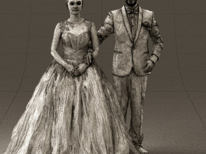 wedding dress 0556 3d print ready 3D Print Model