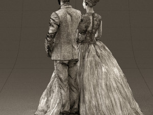 wedding dress 0556 3d print ready 3D Print Model