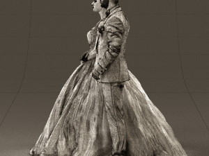 wedding dress 0556 3d print ready 3D Print Model