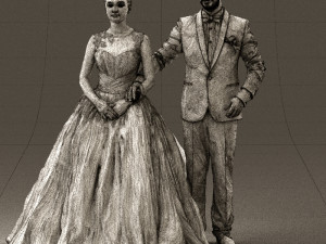 wedding dress 0556 3d print ready 3D Print Model