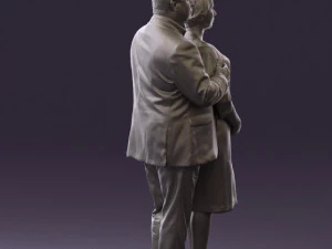 man and woman together 0562 3D Model