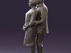 man and woman together 0562 3D Model