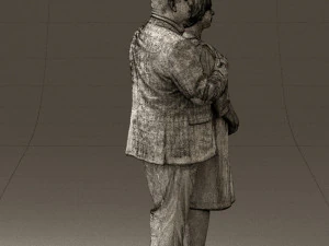 man and woman together 0562 3D Model