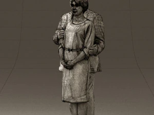 man and woman together 0562 3D Model