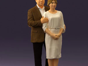 man and woman together 0562 3d print ready 3D Print Model