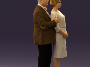 man and woman together 0562 3d print ready 3D Druckmodell