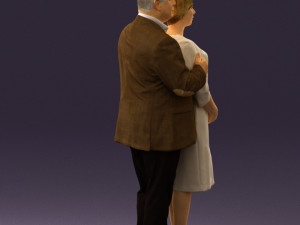 man and woman together 0562 3d print ready 3D Druckmodell