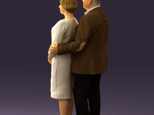 man and woman together 0562 3d print ready 3D Druckmodell