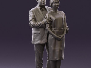 man and woman together 0562 3d print ready 3D Druckmodell