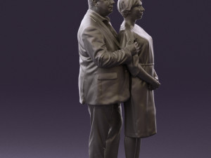 man and woman together 0562 3d print ready 3D Druckmodell