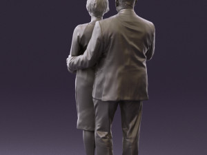man and woman together 0562 3d print ready 3D Druckmodell