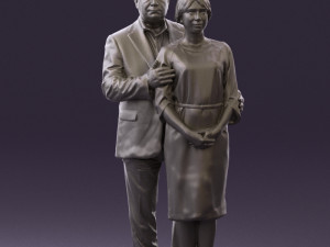 man and woman together 0562 3d print ready 3D Druckmodell