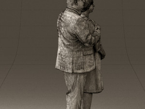 man and woman together 0562 3d print ready 3D Druckmodell