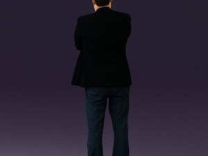 man in black top jeans 0565 Model 3D