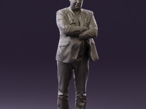 man in black top jeans 0565 Model 3D