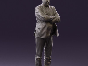man in black top jeans 0565 Model 3D