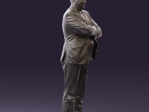 man in black top jeans 0565 Model 3D