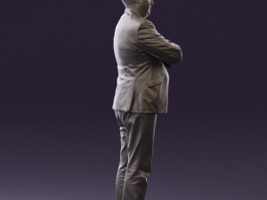 man in black top jeans 0565 Model 3D