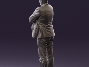 man in black top jeans 0565 Model 3D