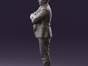 man in black top jeans 0565 Model 3D