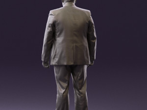 man in blue suit 0566 3d print ready 3D Принт Модель