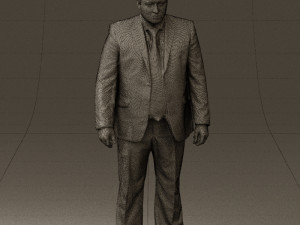 man in blue suit 0566 3d print ready 3D Принт Модель