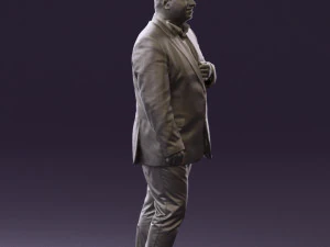 man in dark gray suit 0568 3d print ready 3D Print Model