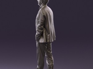 man in opened suit 0571 3d print ready 3D प्रिंट मॉडल