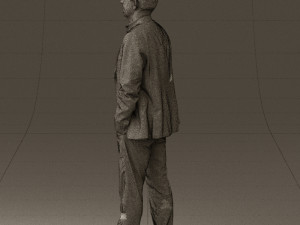 man in opened suit 0571 3d print ready 3D प्रिंट मॉडल