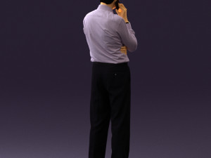 man in suit pants blue top 0574 Modelo 3D