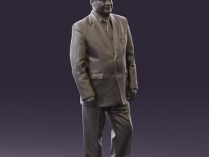 man in suit russian flag 0577 3Dモデル