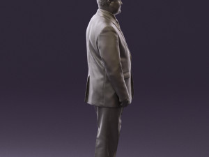 man in suit russian flag 0577 3Dモデル