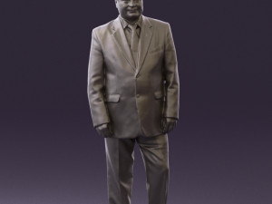 man in suit russian flag 0577 3Dモデル