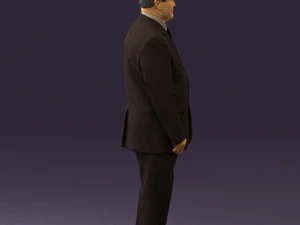 man in suit russian flag 0577 3d print ready 3D Print Model