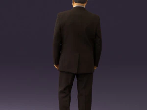 man in suit russian flag 0577 3d print ready 3D Print Model