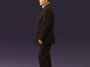 man in suit russian flag 0577 3d print ready 3D Print Model