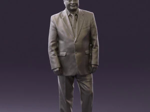 man in suit russian flag 0577 3d print ready 3D Print Model