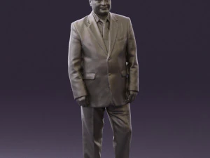 man in suit russian flag 0577 3d print ready 3D Print Model