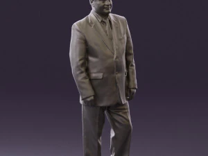 man in suit russian flag 0577 3d print ready 3D Print Model
