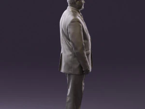 man in suit russian flag 0577 3d print ready 3D Print Model