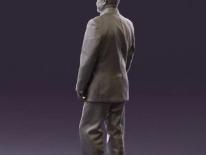 man in suit russian flag 0577 3d print ready 3D Print Model