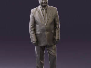 man in suit russian flag 0577 3d print ready 3D Print Model