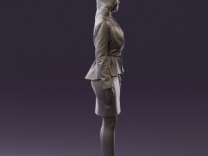 woman in pink 0581 3d print ready 3D Baskı Modeli