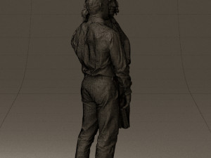 woman and man in dance dresses 0584 3d print ready Modèles 3D en vedette