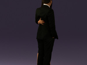man and woman in evening dresses 0591 Modèle 3D