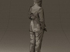 man and woman in evening dresses 0591 3D Print Model