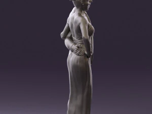 man and woman in evening dresses 0597 3d print ready 3D Print Model