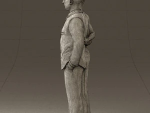 man and woman in evening dresses 0597 3d print ready 3D Print Model